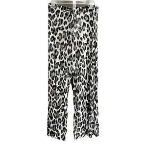 Jordan Taylor Beachwear leopard print sheer pants